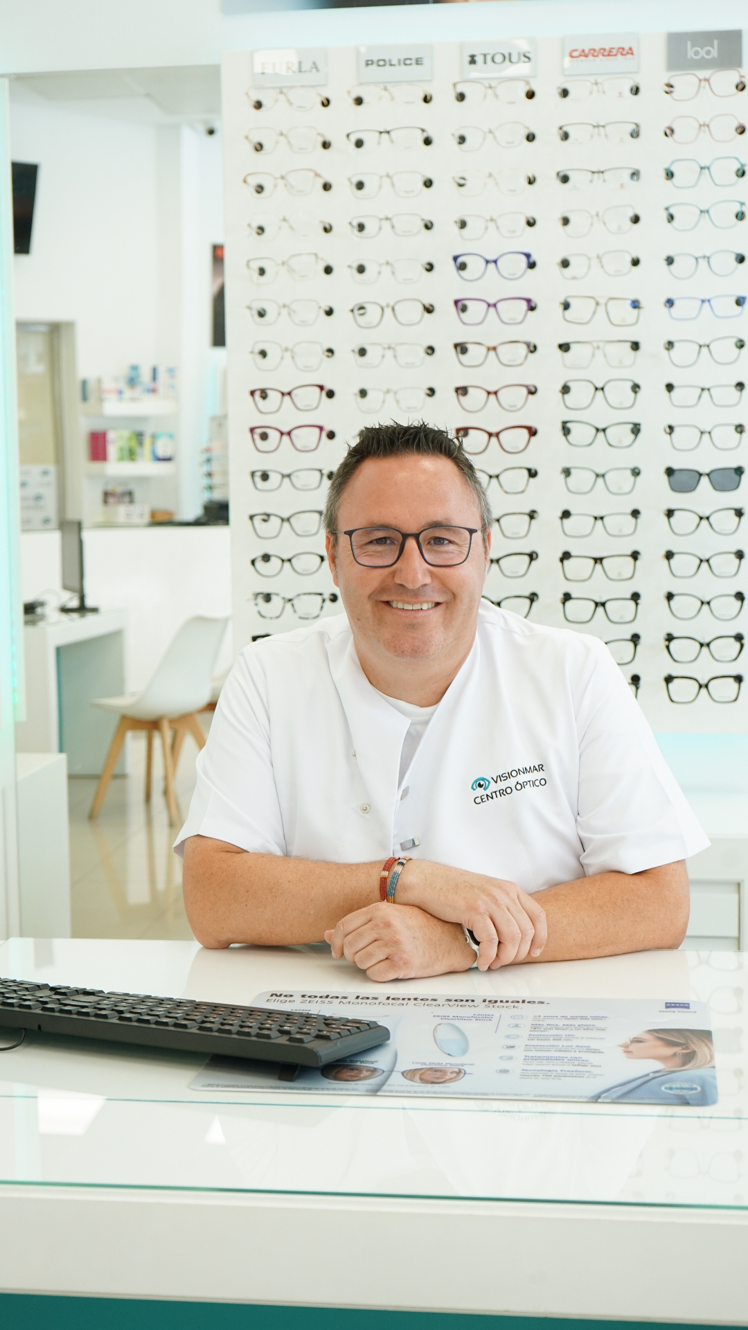 Iván Ballester, óptico-optometrista y director clínico de Centro Óptico Visionmar